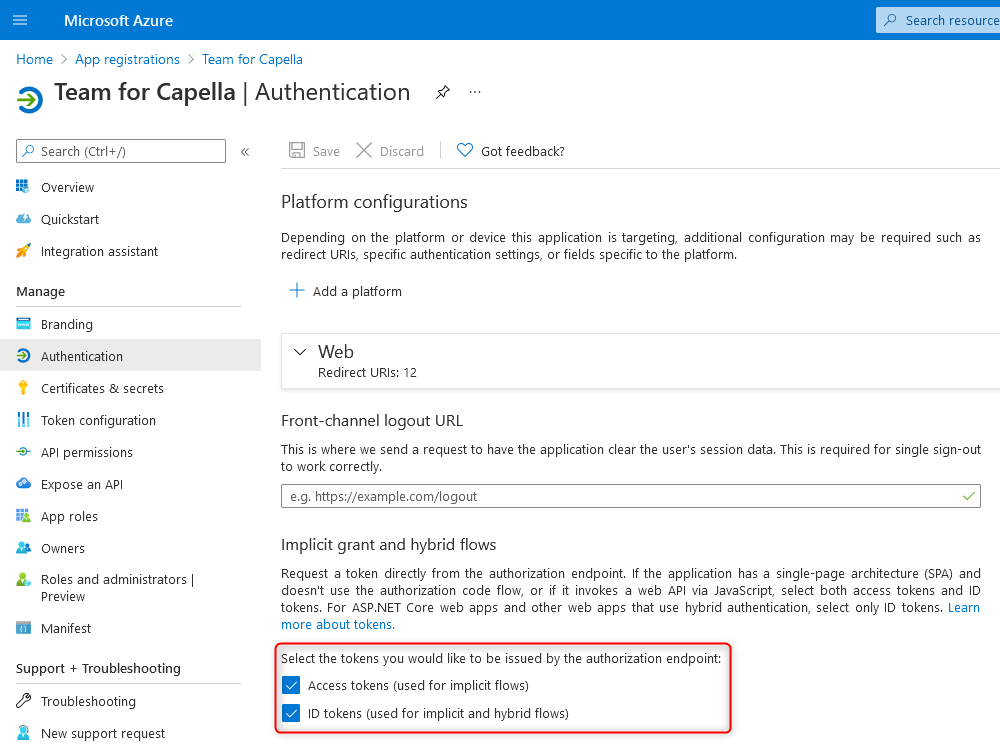 10. Server Configuration OpenidConnect implicitFlowChecks