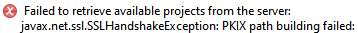 A PKIX Error