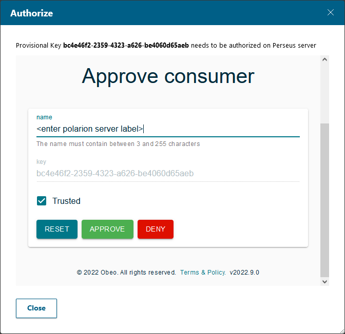 Validate provisional Key