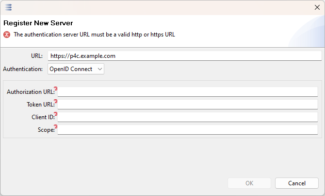 Publication Server Error Messages