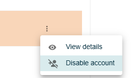 Account Disable Action
