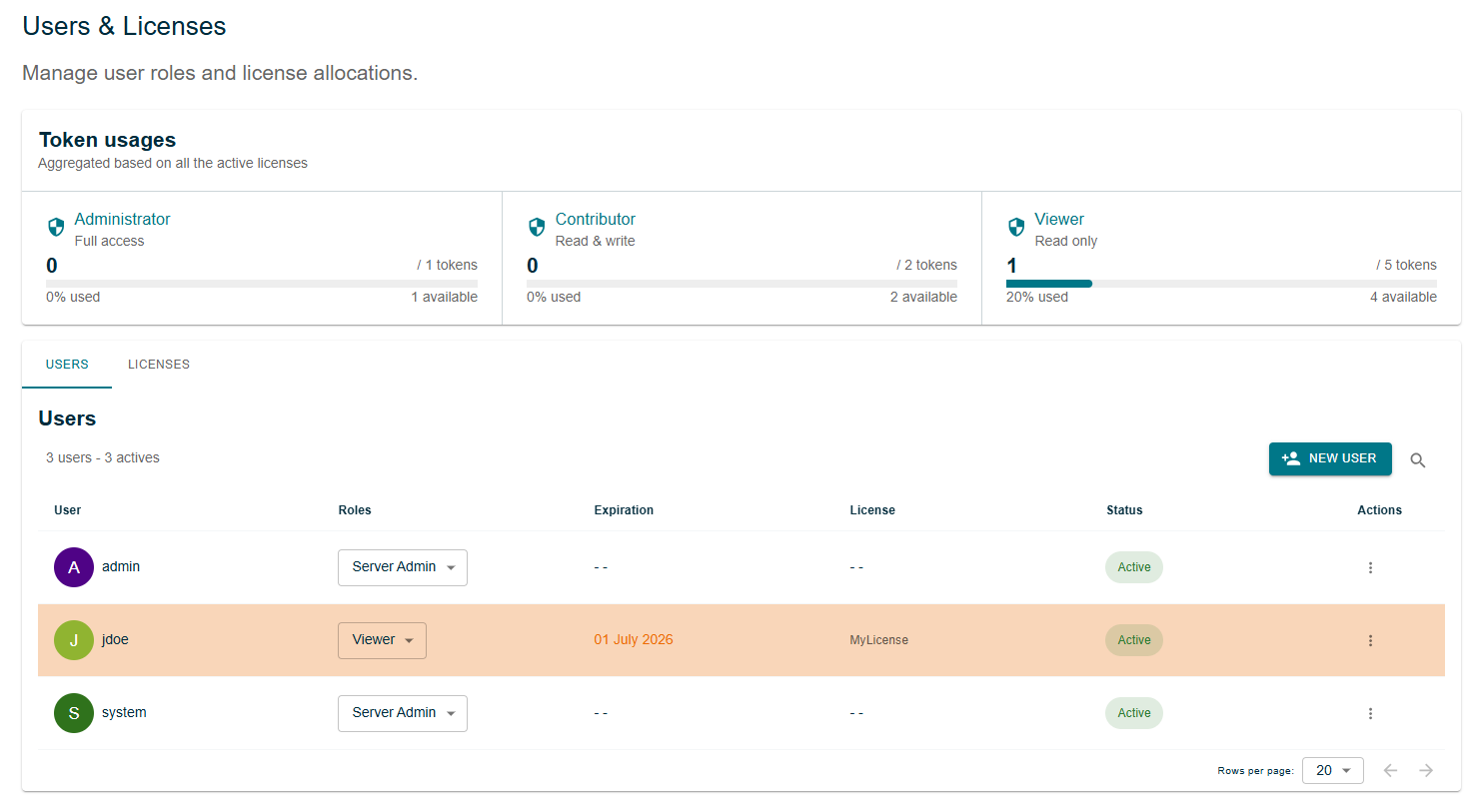 Accounts Page