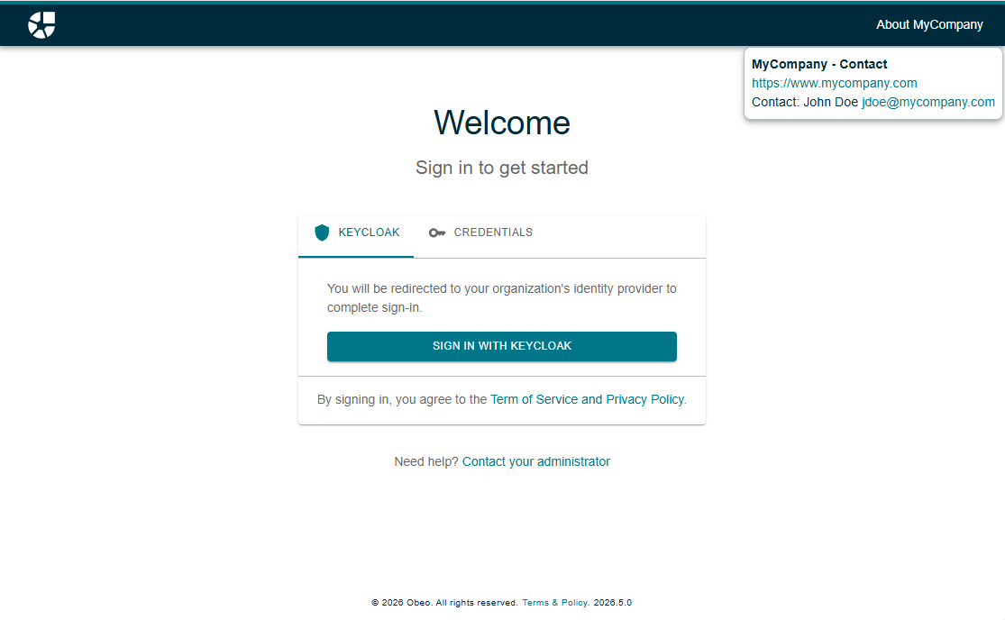 Custom information