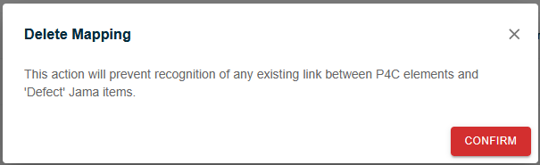 Delete a Jama Connect Type Mapping
