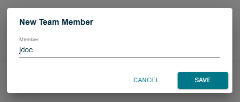 Add Member Dialog