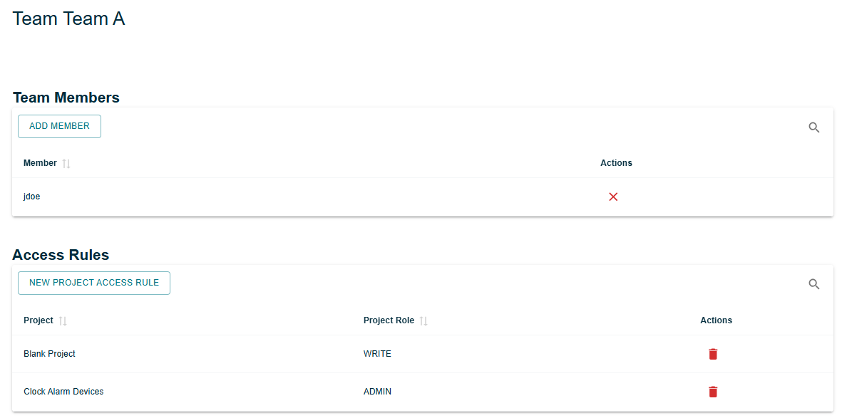 Team Page