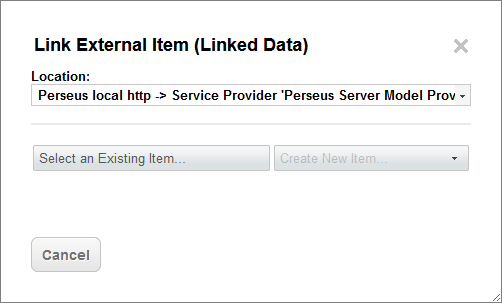 Select existing Item