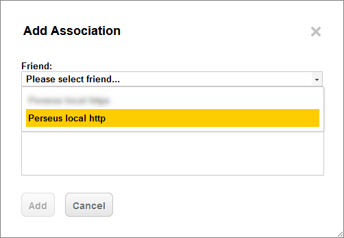 Select friend Publication For Capella Server