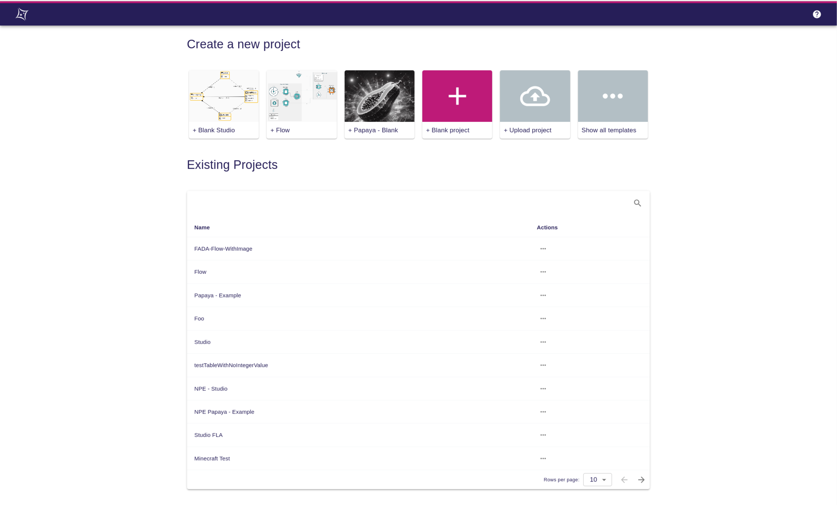 Project Browser