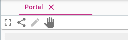 Portal toolbar