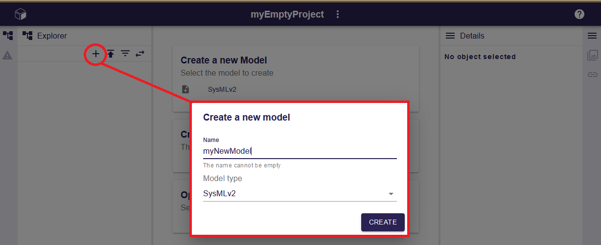 Create New Model