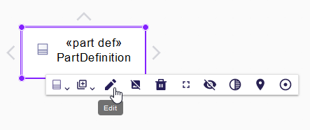 Rename element from representation