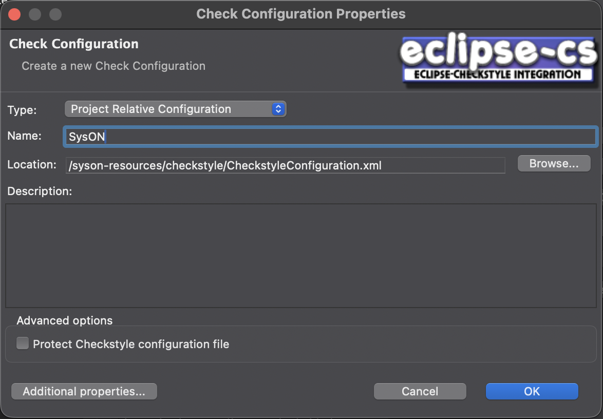 Configure Checkstyle