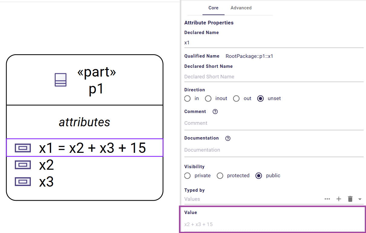 Feature Value Widget