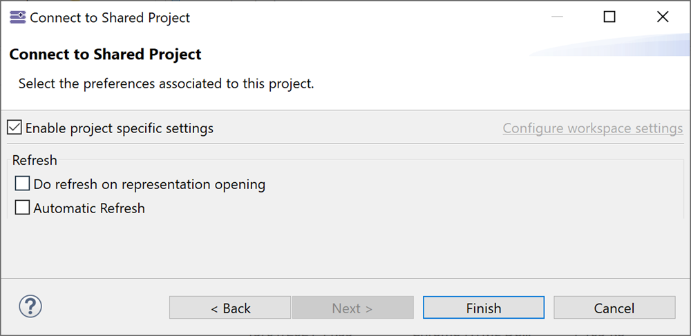 17.EnableProjectSpecificSettings