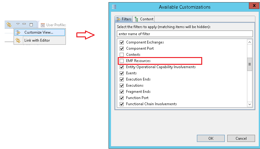 11. Access Control (User Profiles) EMFResourceFilter